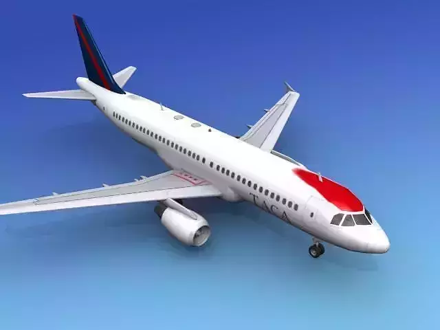 Airbus A320 TACA 3D model