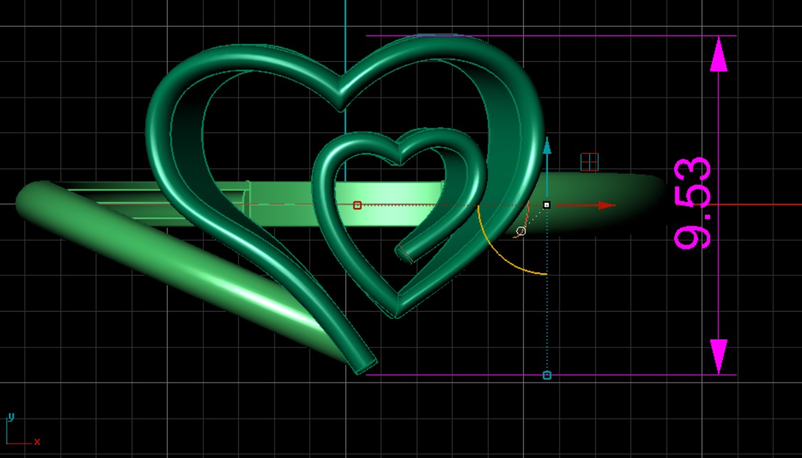 heart ring 24 3D print model_15
