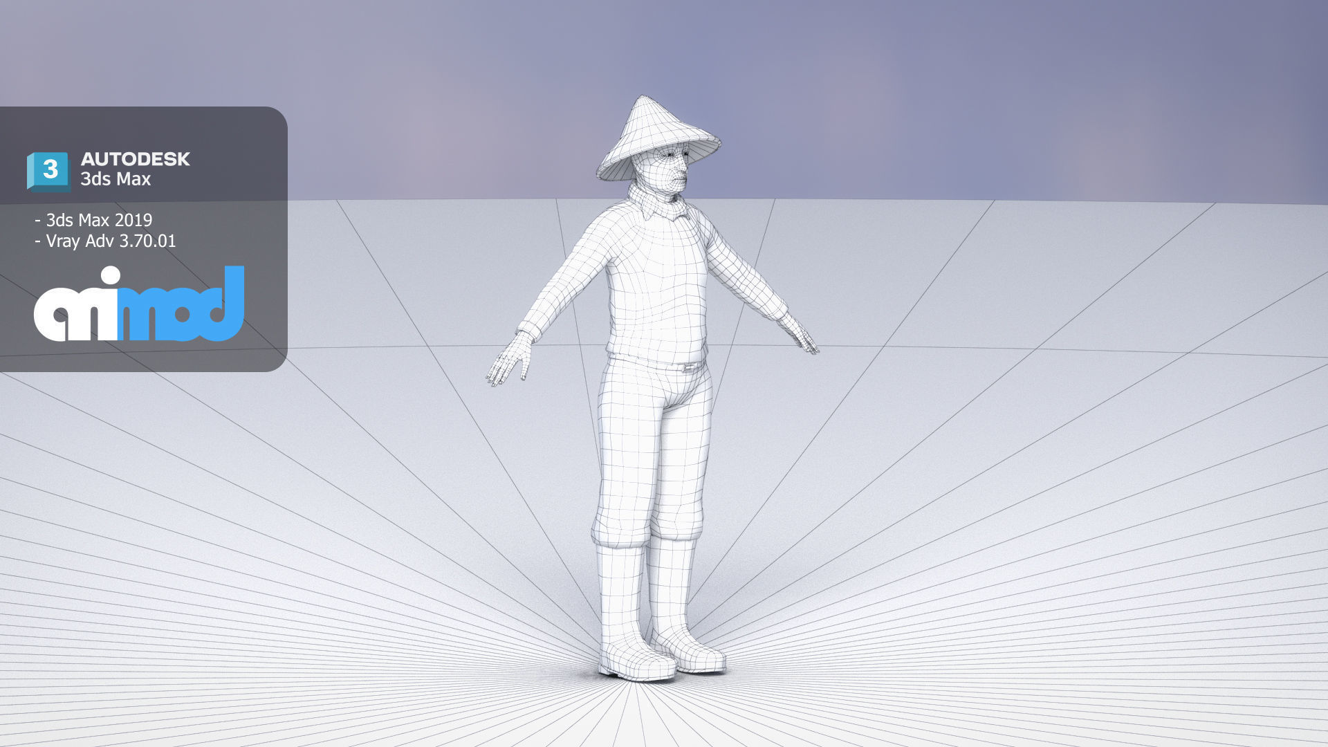 Farmer 3D model_6