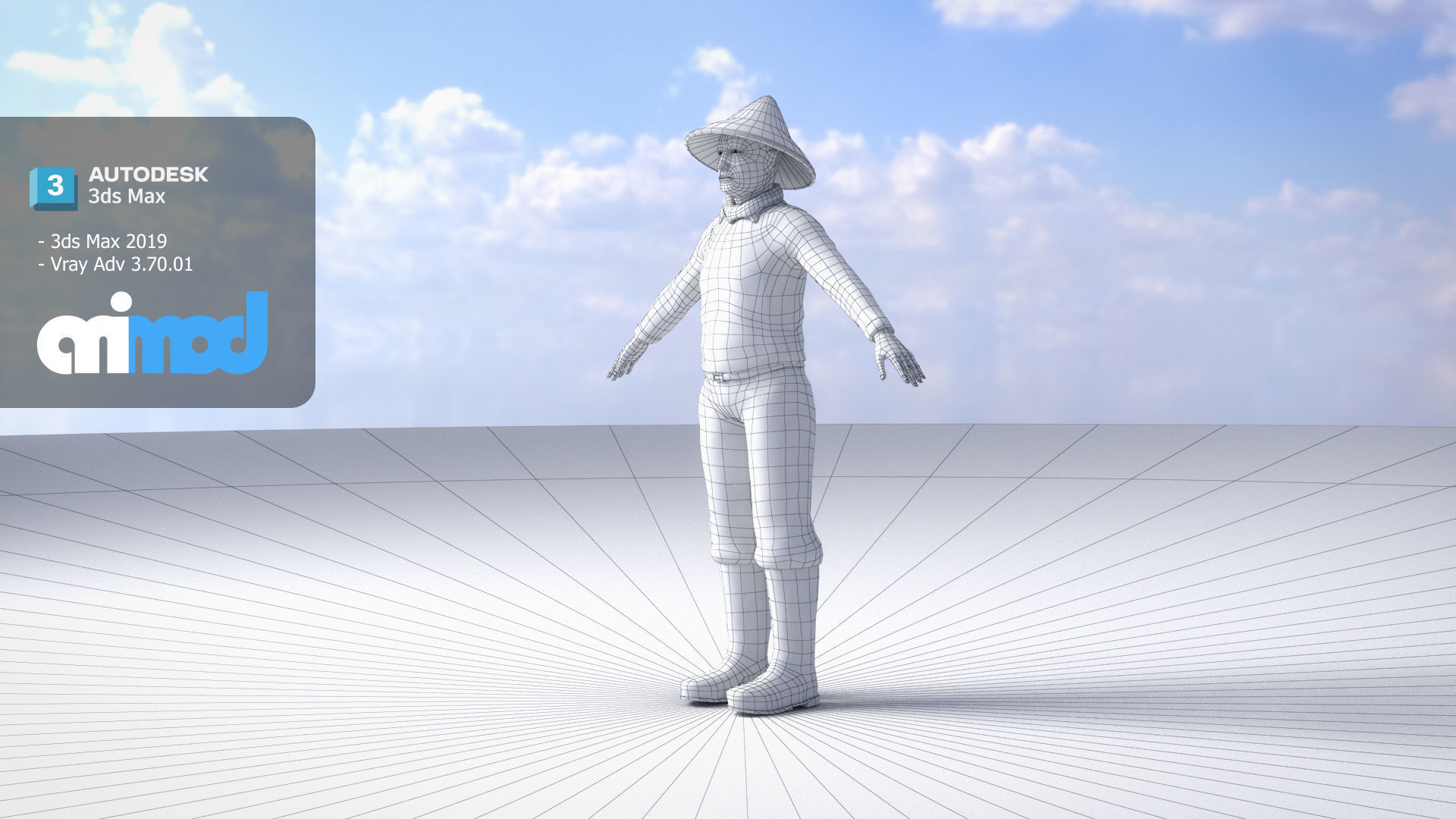 Farmer 3D model_7