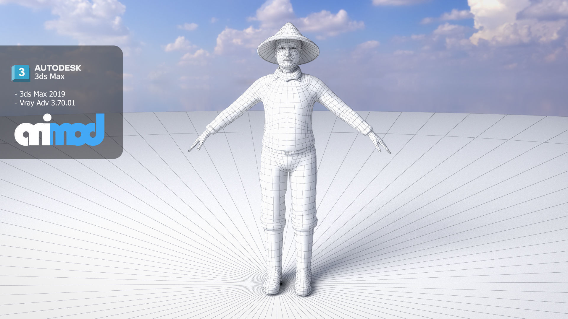 Farmer 3D model_5