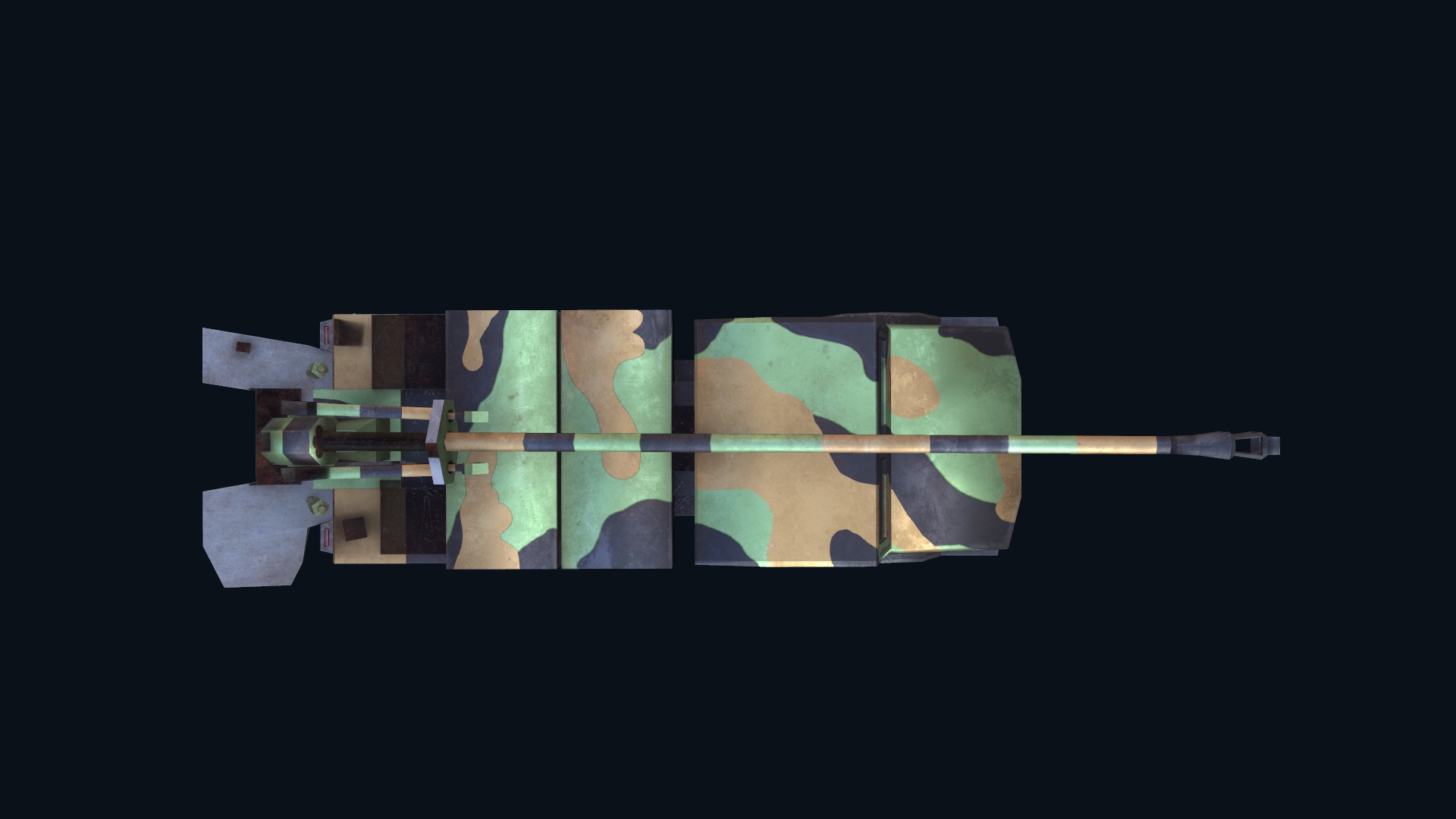 Asset - Army - CAESAR SP Howitzer 3D Model Realistic Low-poly 3D model_30