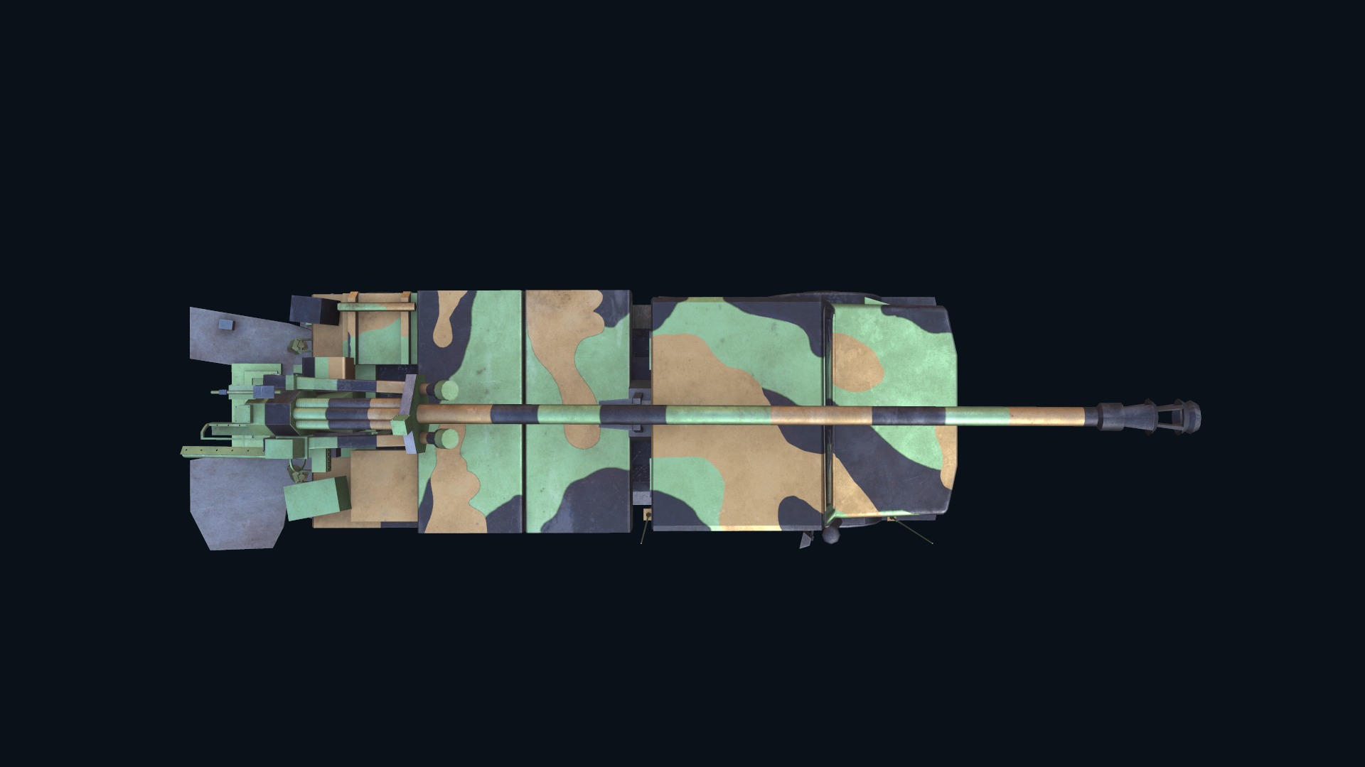 Asset - Army - CAESAR SP Howitzer 3D Model Realistic Low-poly 3D model_15