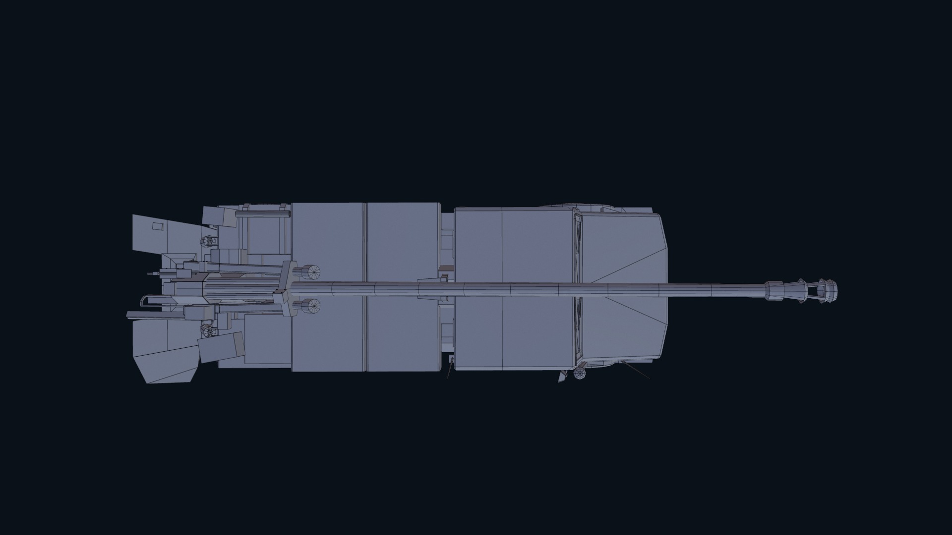 Asset - Army - CAESAR SP Howitzer 3D Model Realistic Low-poly 3D model_35