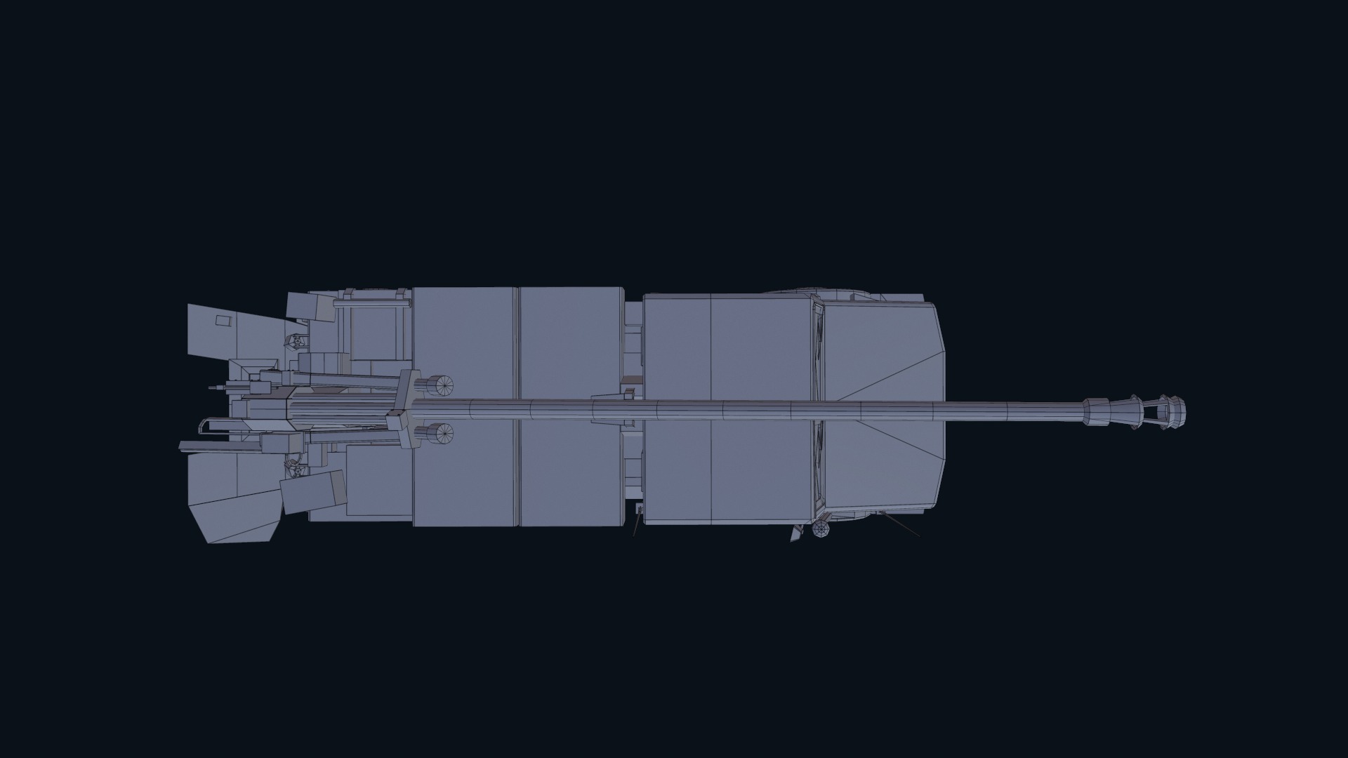 Asset - Army - CAESAR SP Howitzer 3D Model Realistic Low-poly 3D model_40