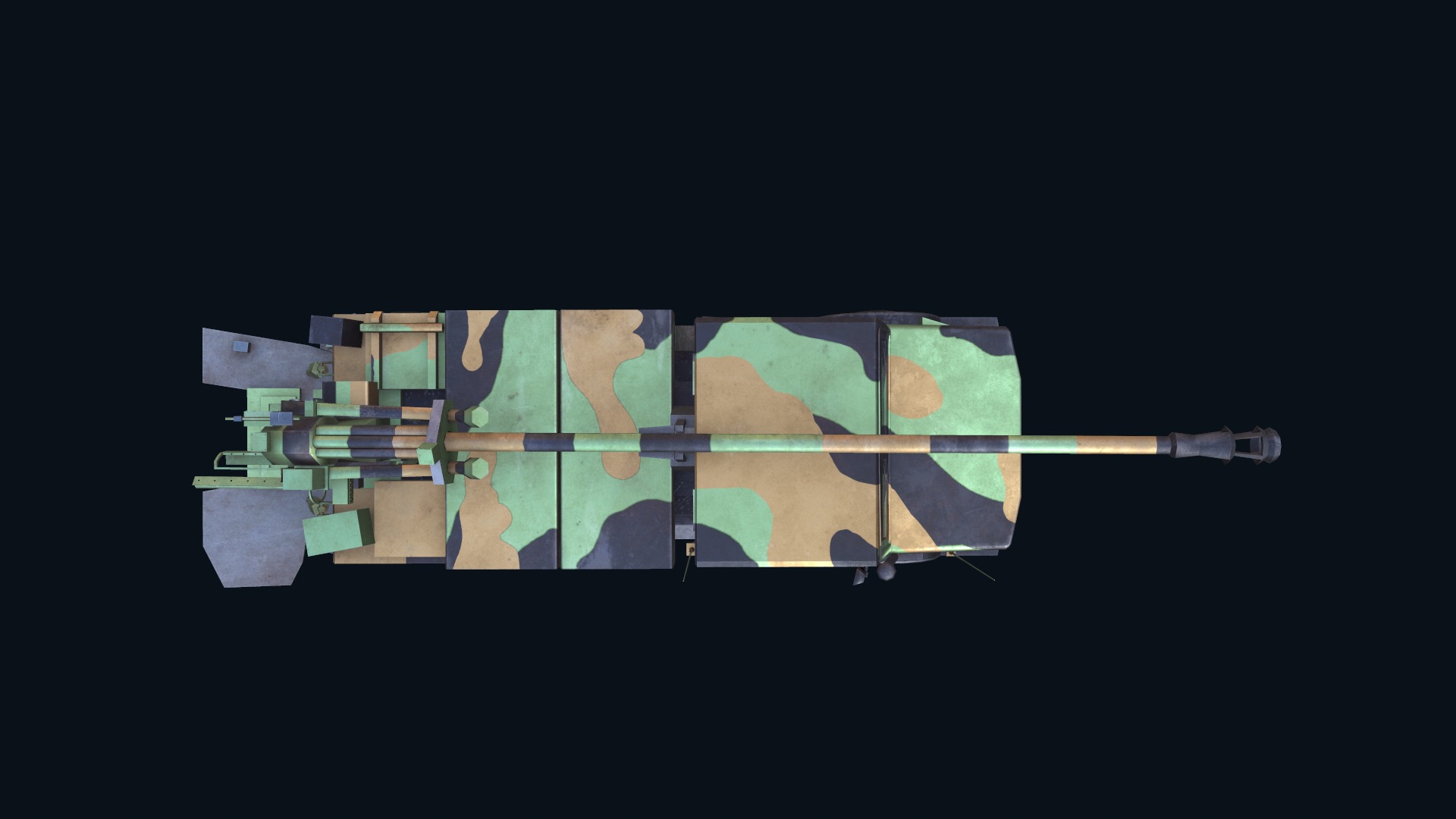 Asset - Army - CAESAR SP Howitzer 3D Model Realistic Low-poly 3D model_20