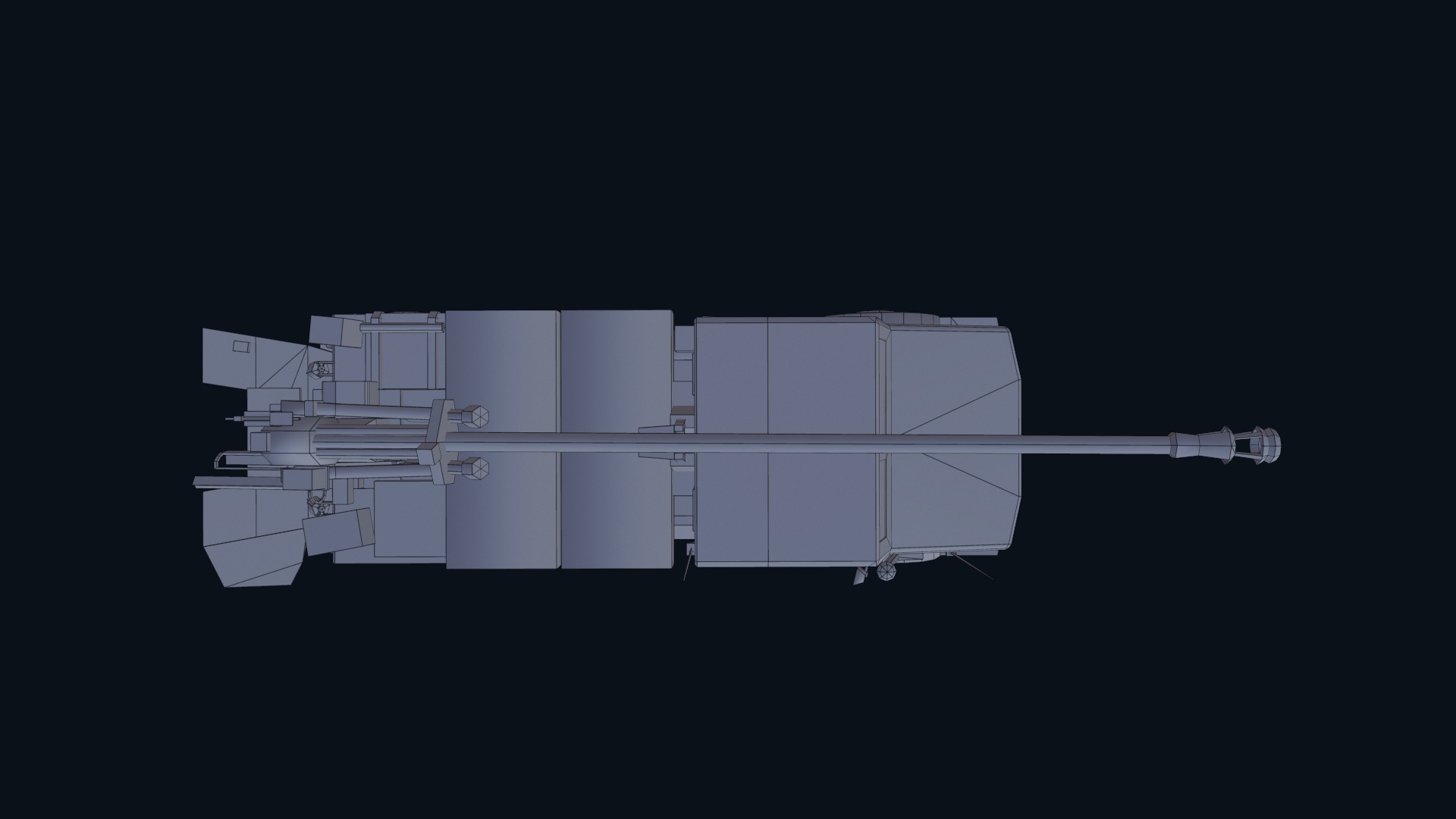 Asset - Army - CAESAR SP Howitzer 3D Model Realistic Low-poly 3D model_50