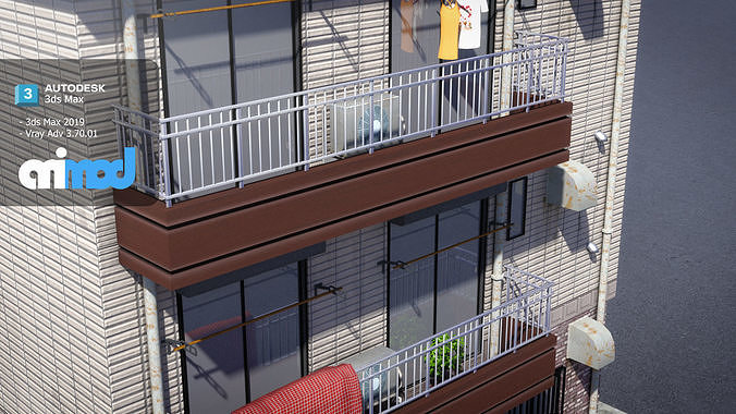 Japanese Apartment 0005 3D model 5