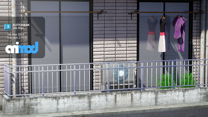 Japanese Apartment 0005 3D model 4