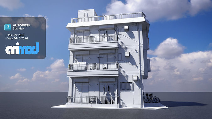 Japanese Apartment 0005 3D model 6