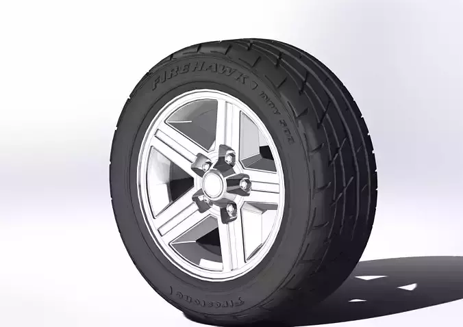 Wheels for scale model of Camaro IROC-Z 1985