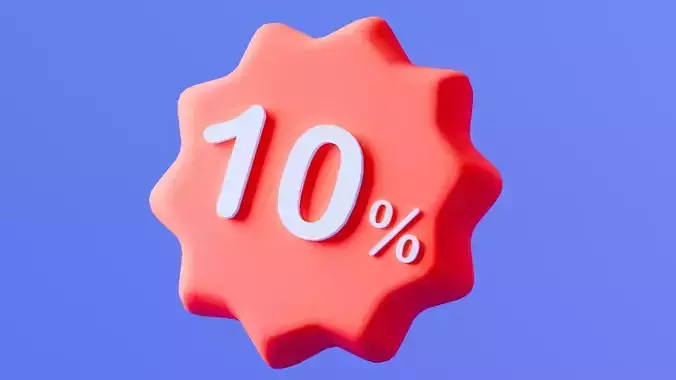 Marketing Icons - Discount 10 Percent