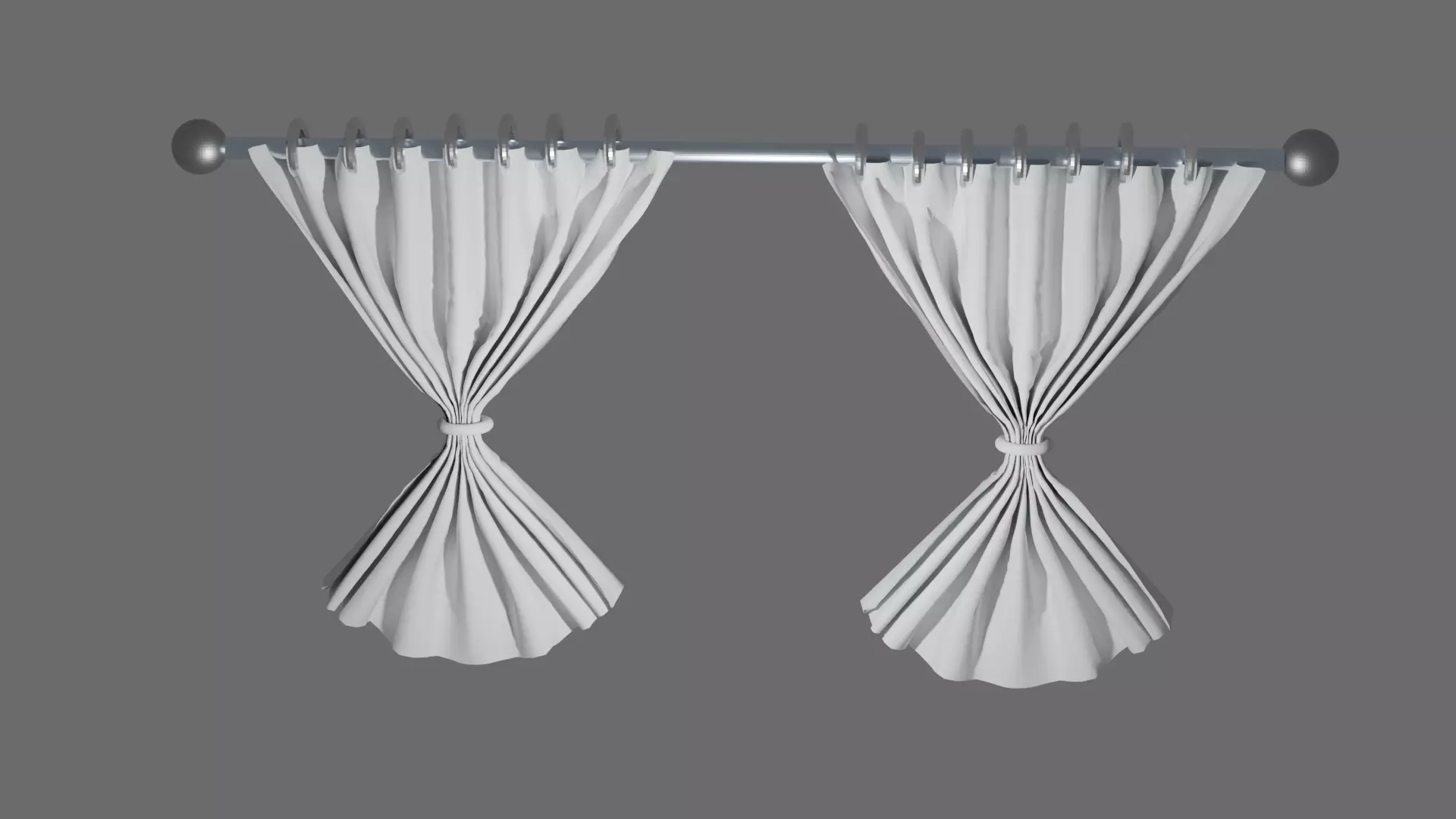 curtain Free 3D model_0