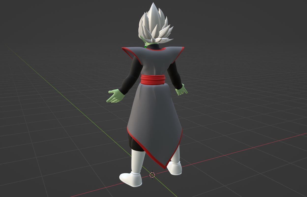 Fusion Zamasu - Dragonball Super 3D model_5