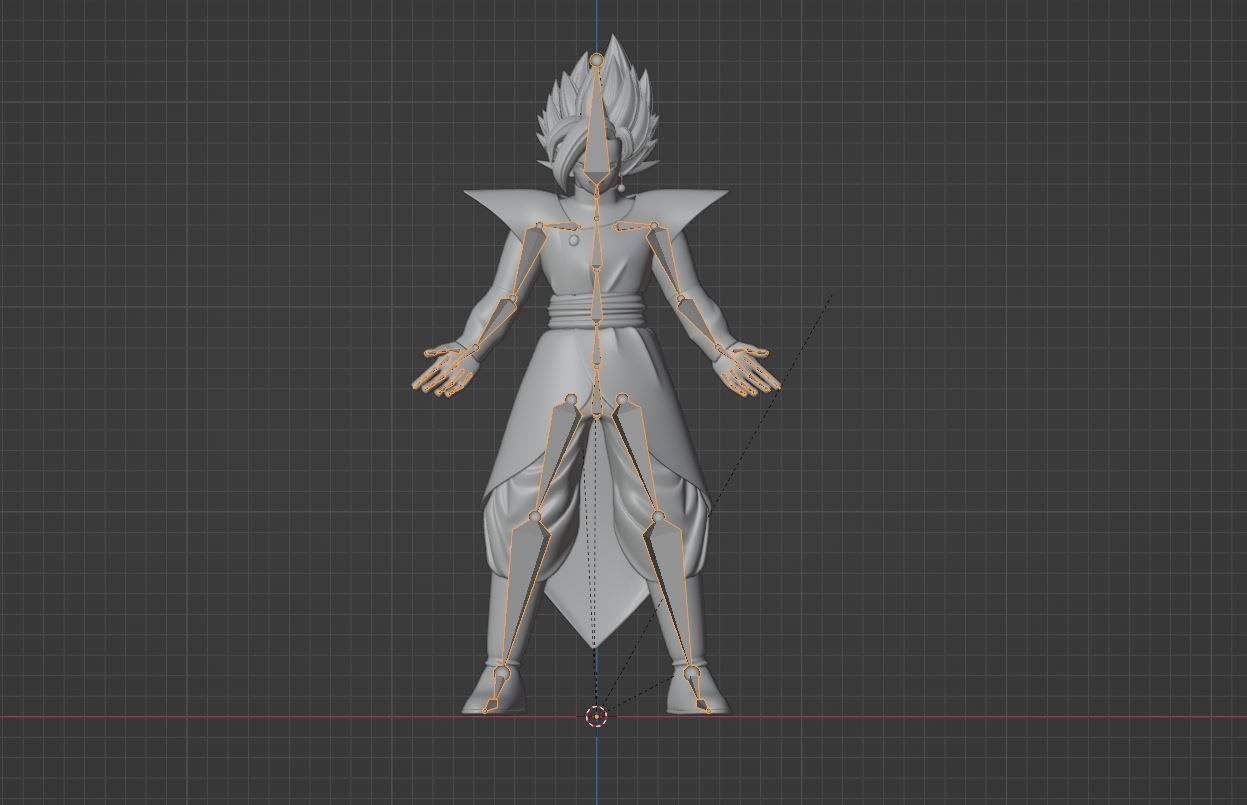 Fusion Zamasu - Dragonball Super 3D model_12