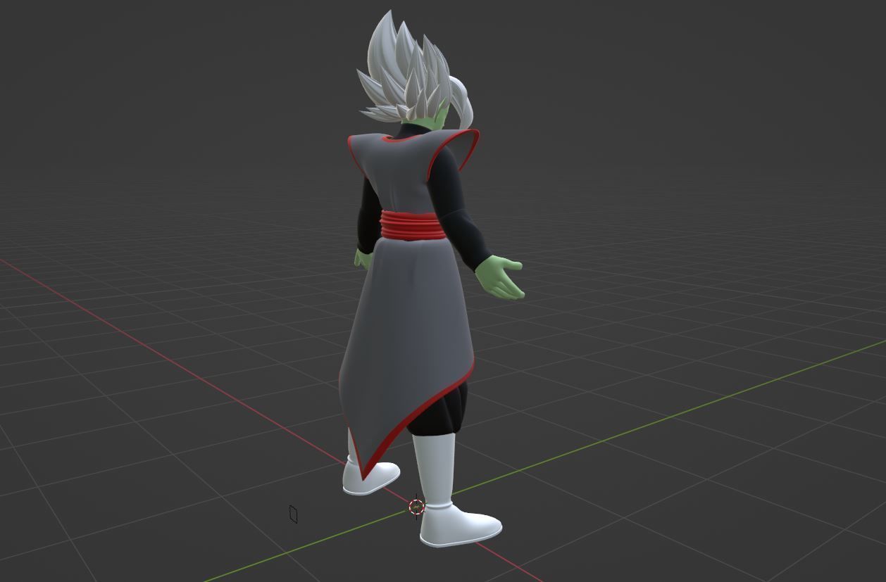 Fusion Zamasu - Dragonball Super 3D model_6