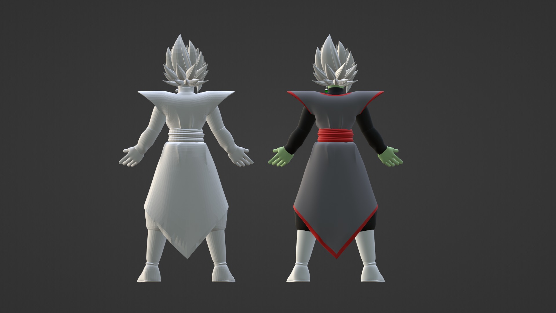Fusion Zamasu - Dragonball Super 3D model_16