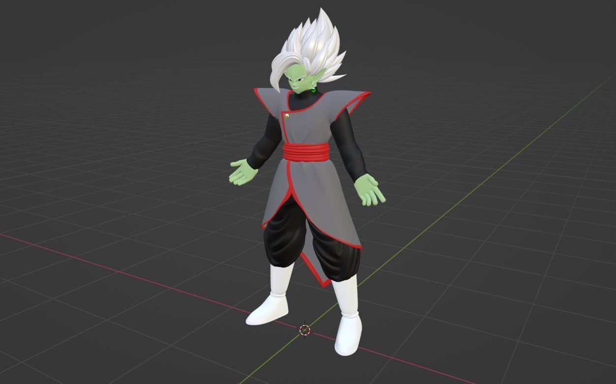 Fusion Zamasu - Dragonball Super 3D model_4