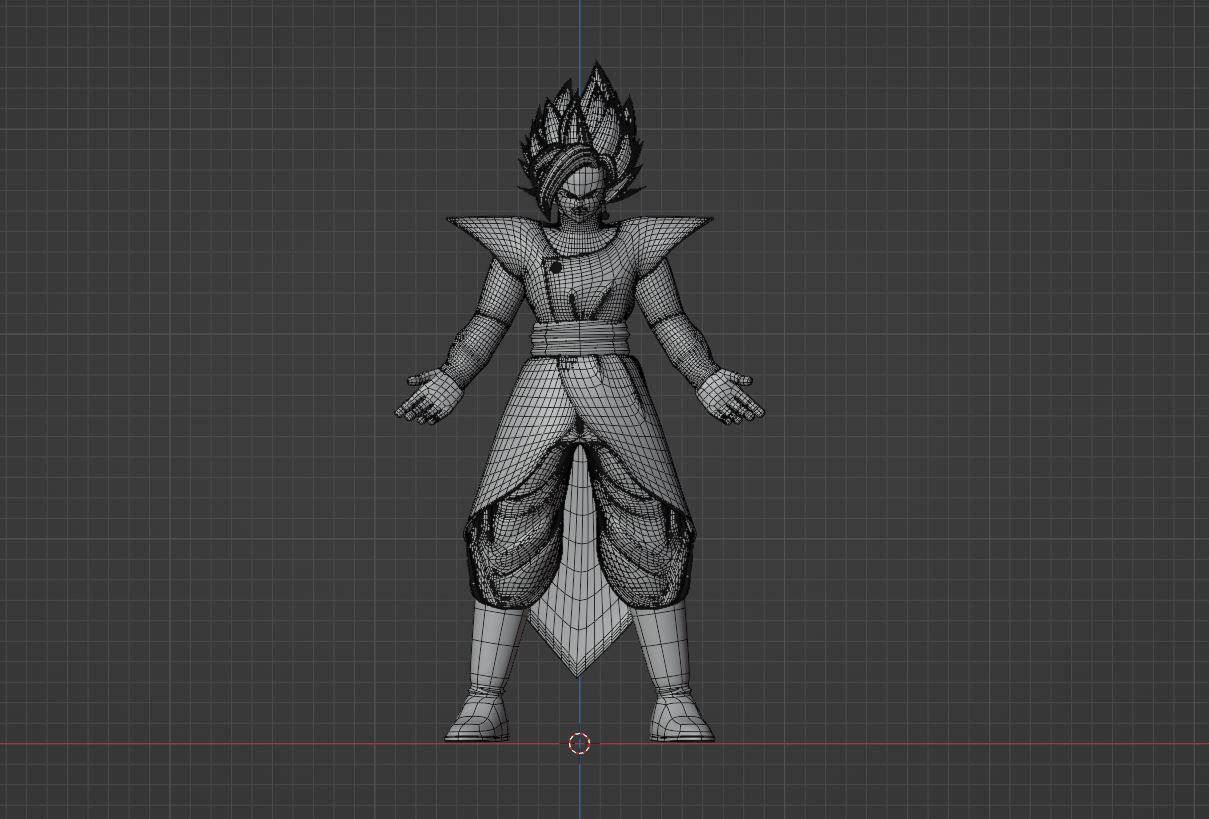 Fusion Zamasu - Dragonball Super 3D model_8