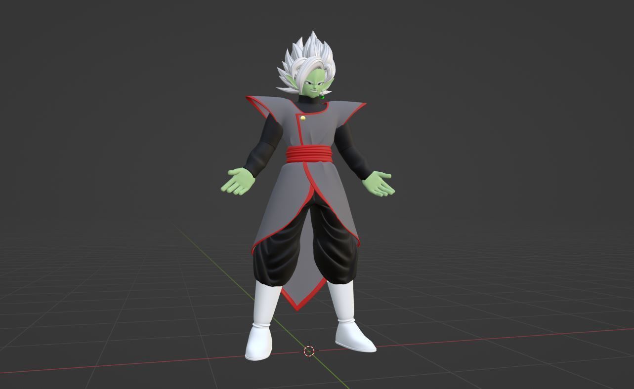 Fusion Zamasu - Dragonball Super 3D model_3