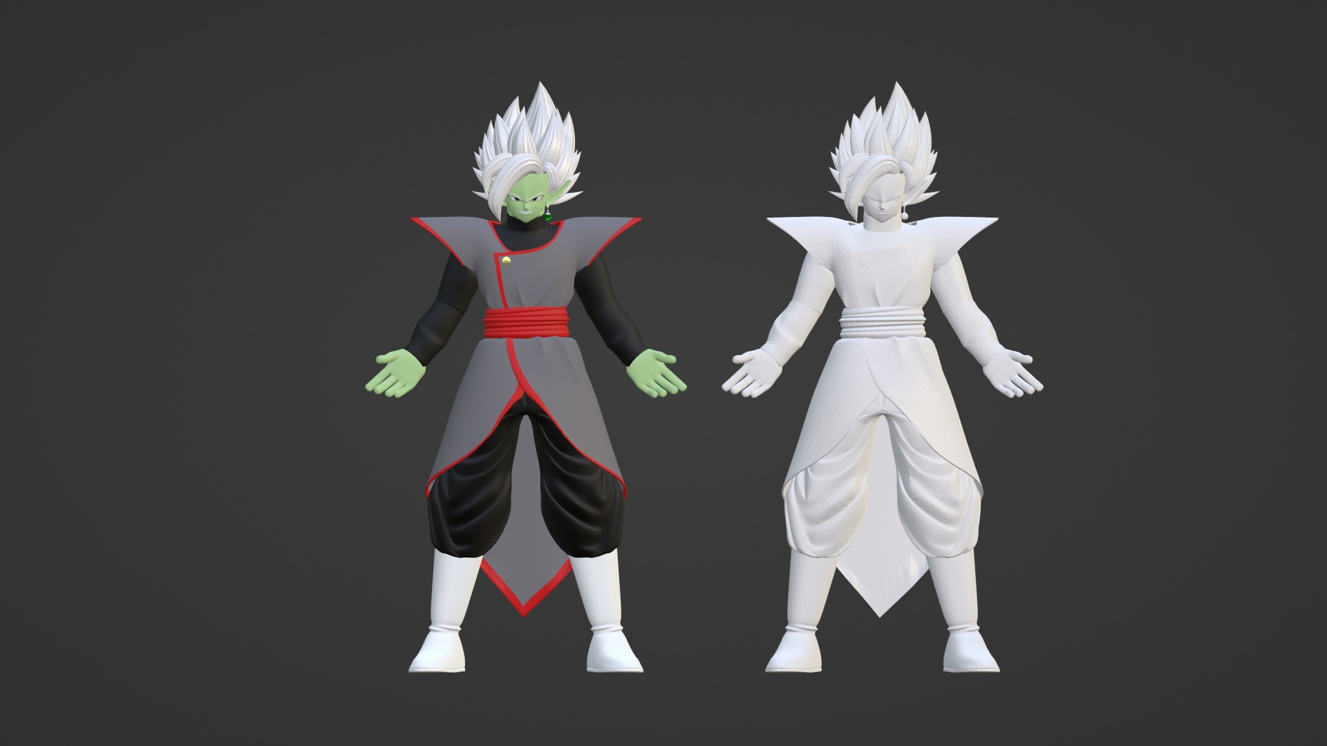 Fusion Zamasu - Dragonball Super 3D model_15