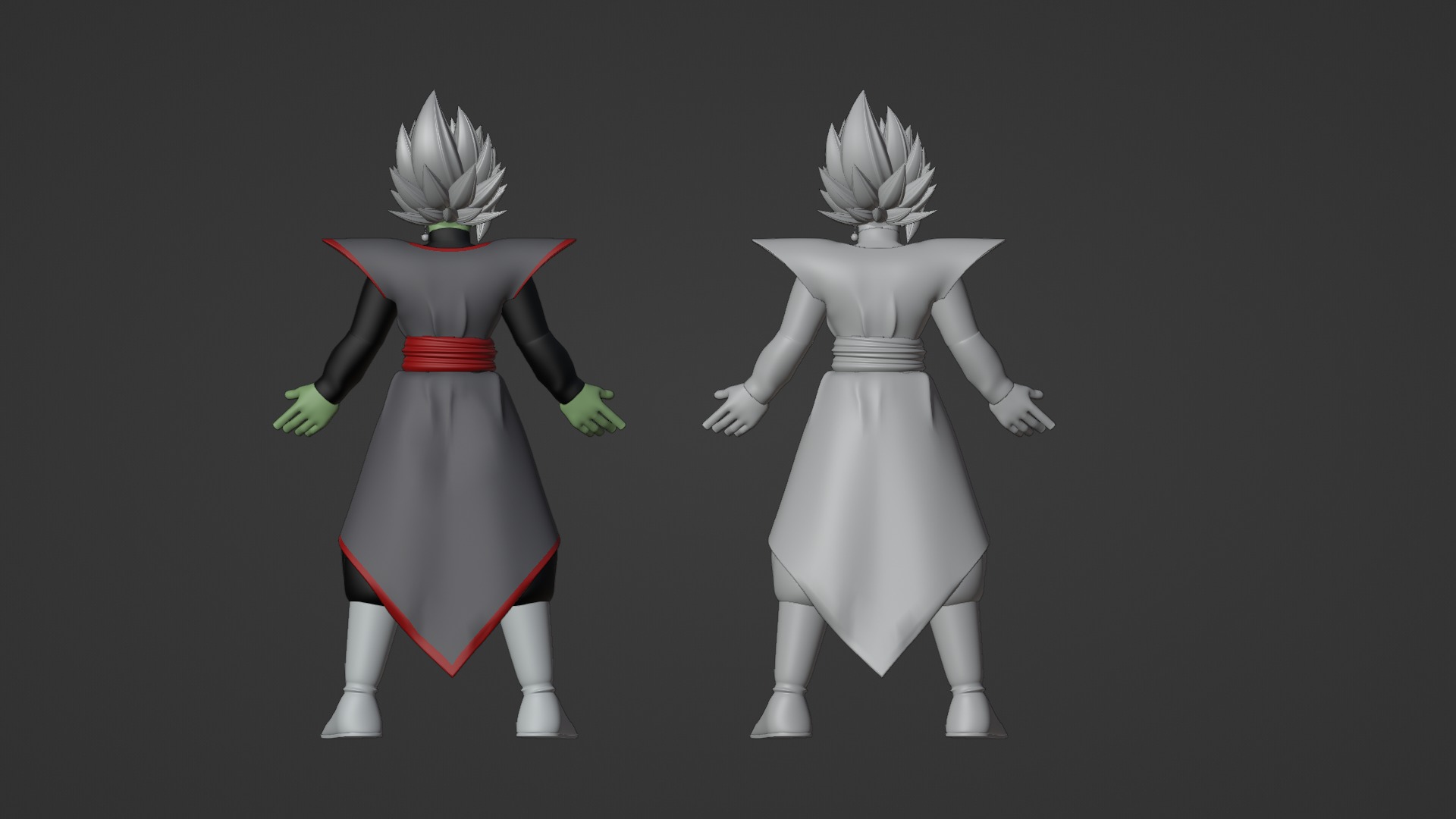 Fusion Zamasu - Dragonball Super 3D model_18