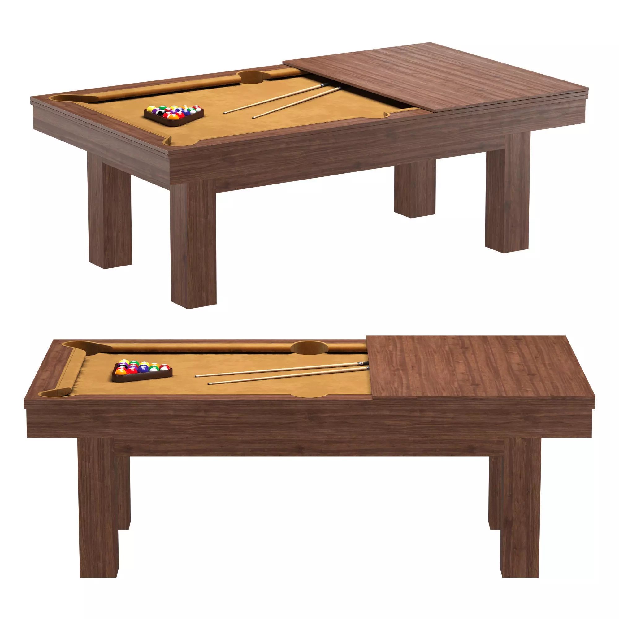 Billiard table 3D model