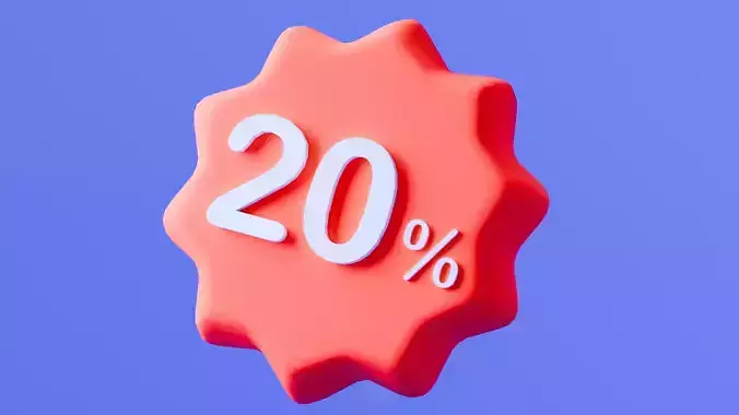 Marketing Icons - Discount 20 Percent
