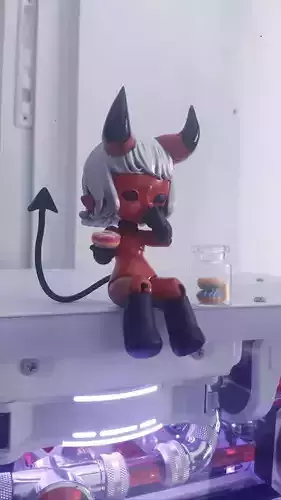 BJD Doll Baby Demon Ball Joint Doll 3D Printed Model 3D print model