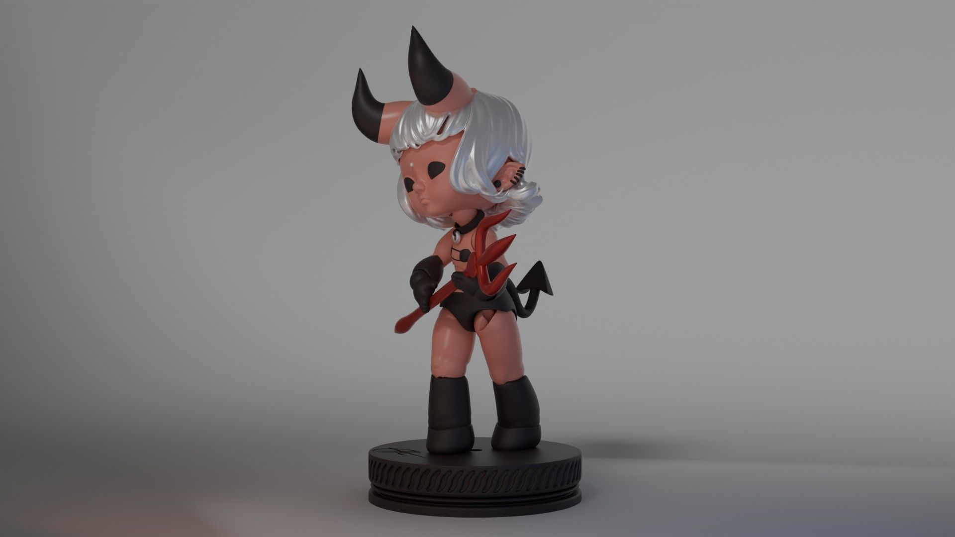 BJD Doll Baby Demon Ball Joint Doll 3D Printed Model 3D print model_3