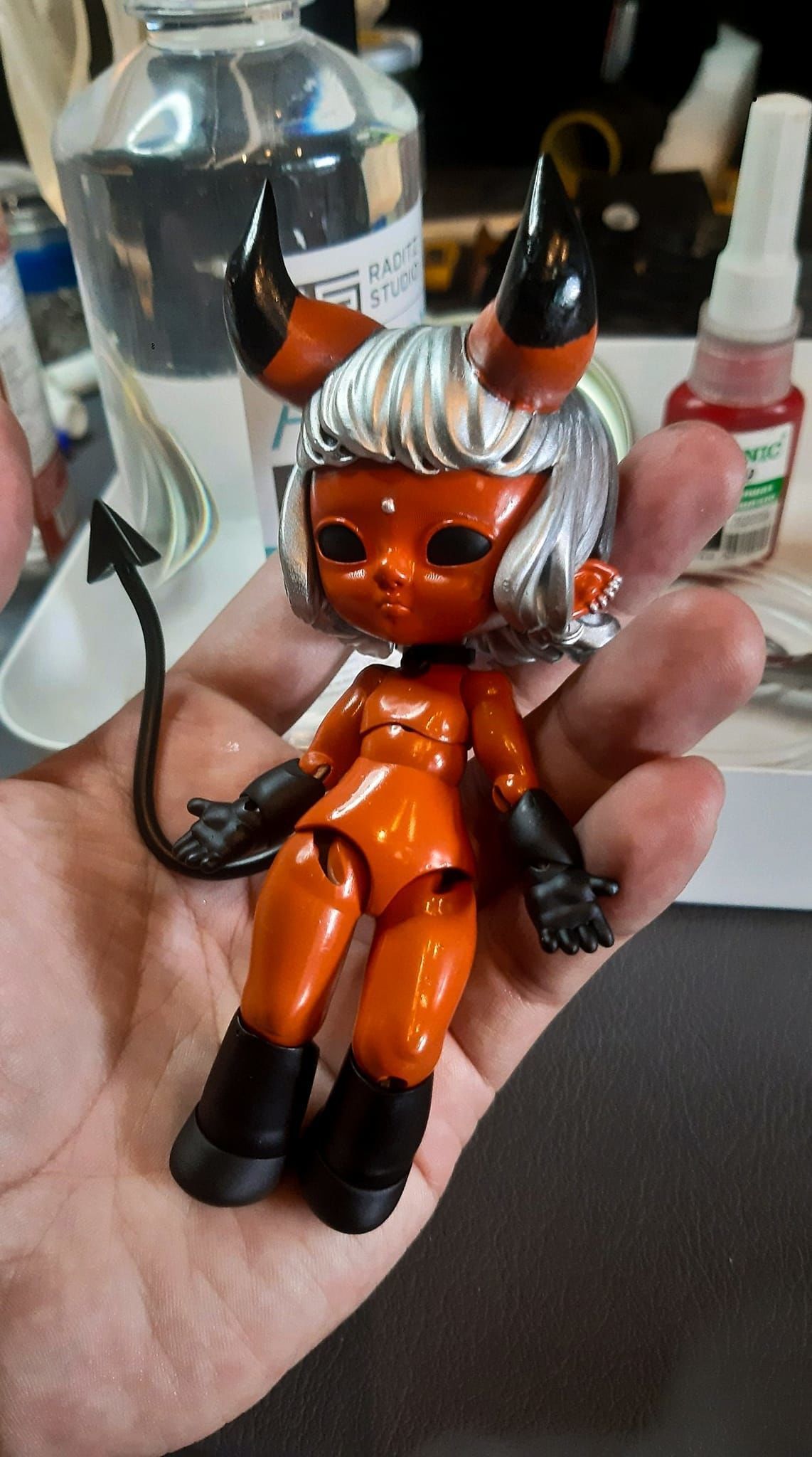 BJD Doll Baby Demon Ball Joint Doll 3D Printed Model 3D print model_7