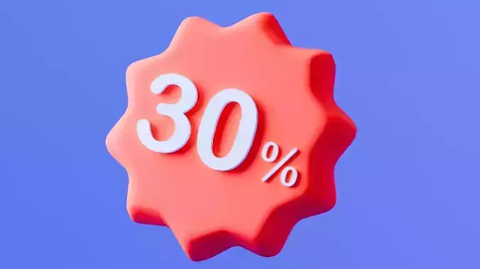Marketing Icons - Discount 30 Percent
