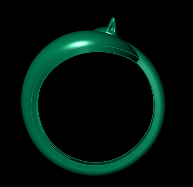Fox Ring 3D print model_5