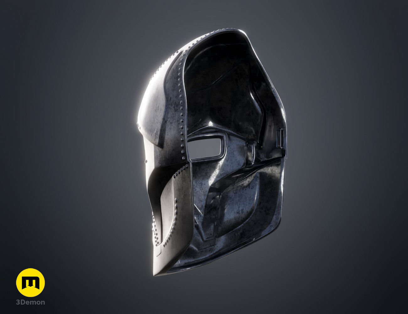 Doctor Doom Mask 3D print model_12