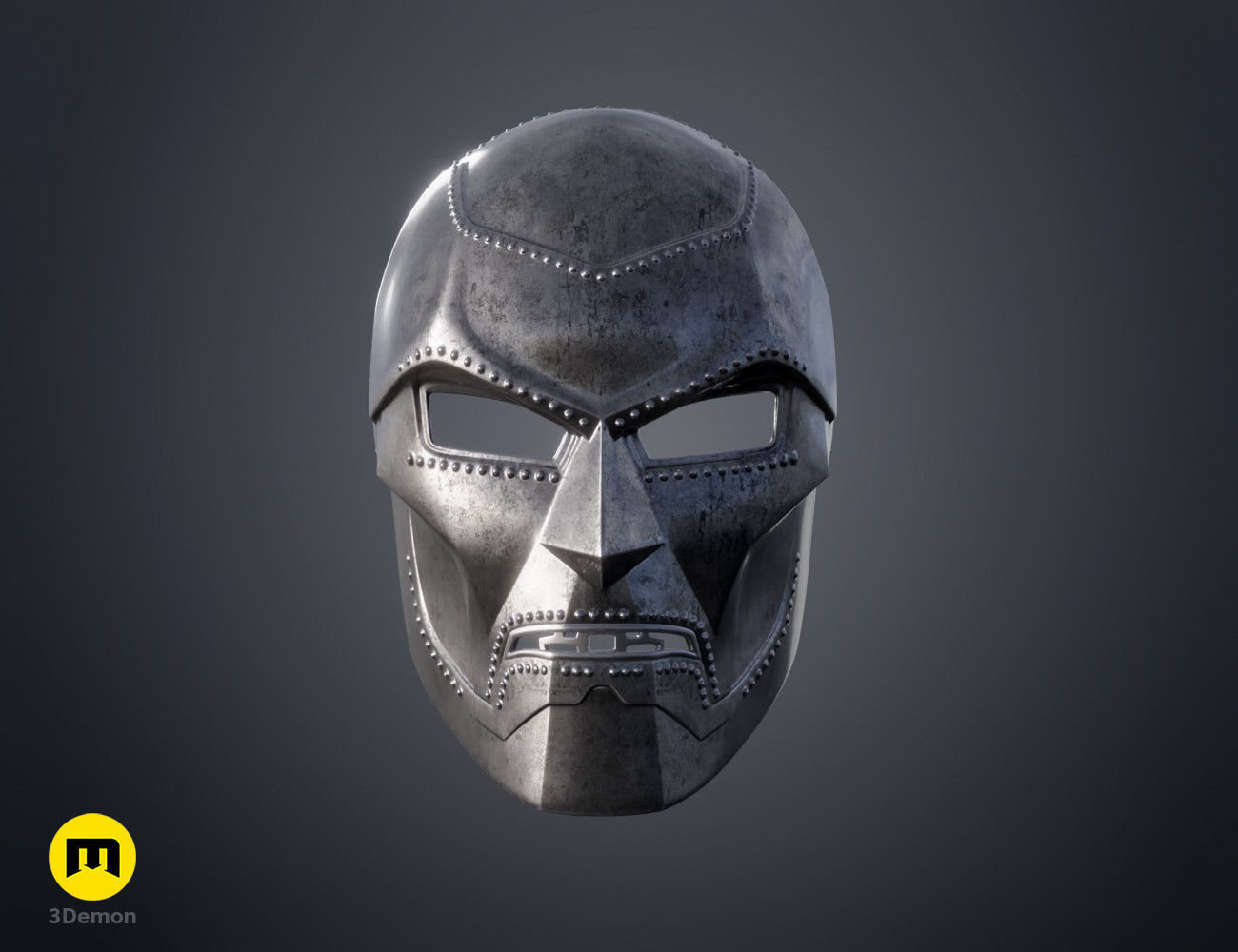 Doctor Doom Mask 3D print model_2