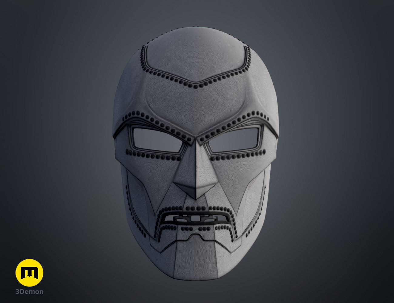 Doctor Doom Mask 3D print model_21