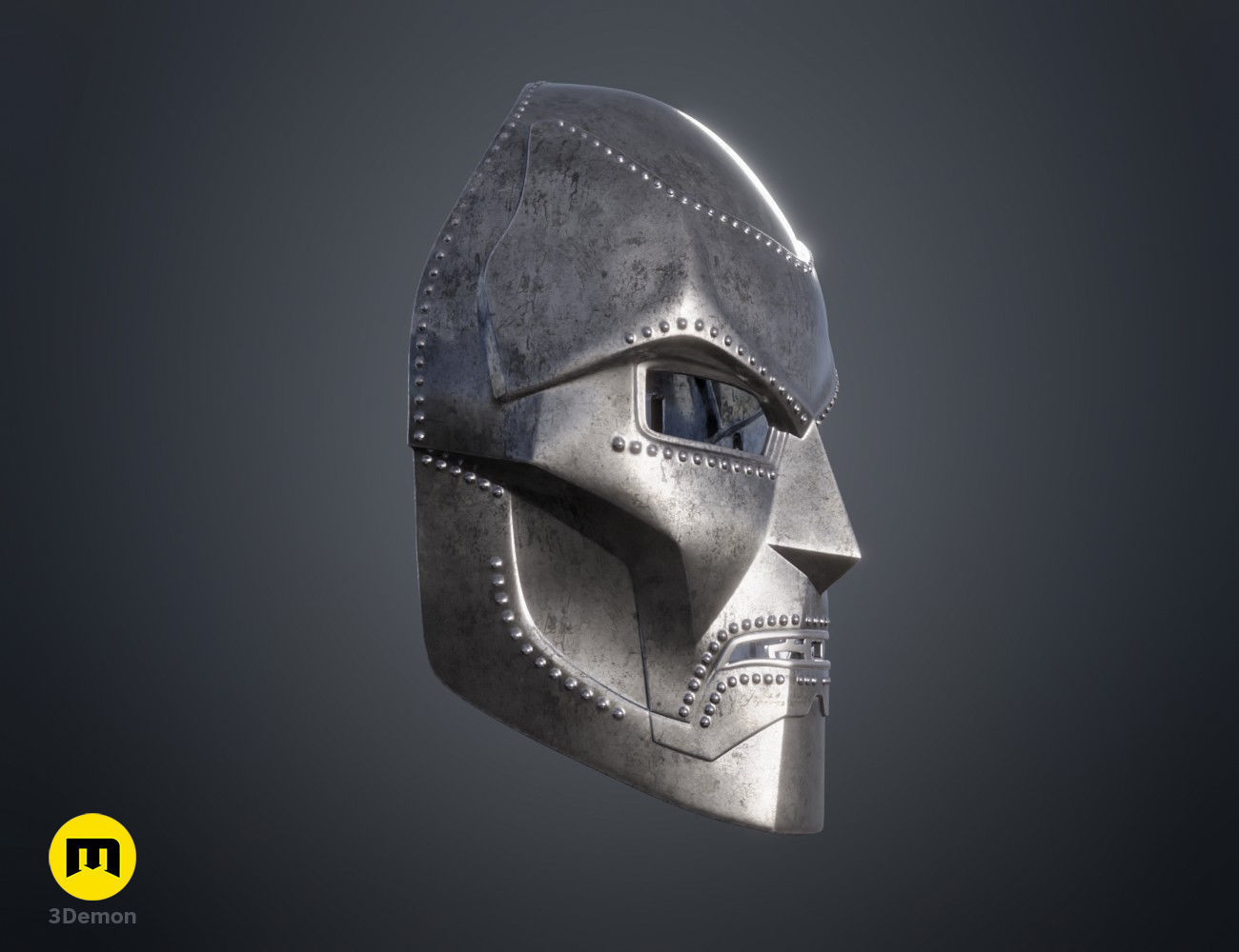 Doctor Doom Mask 3D print model_7
