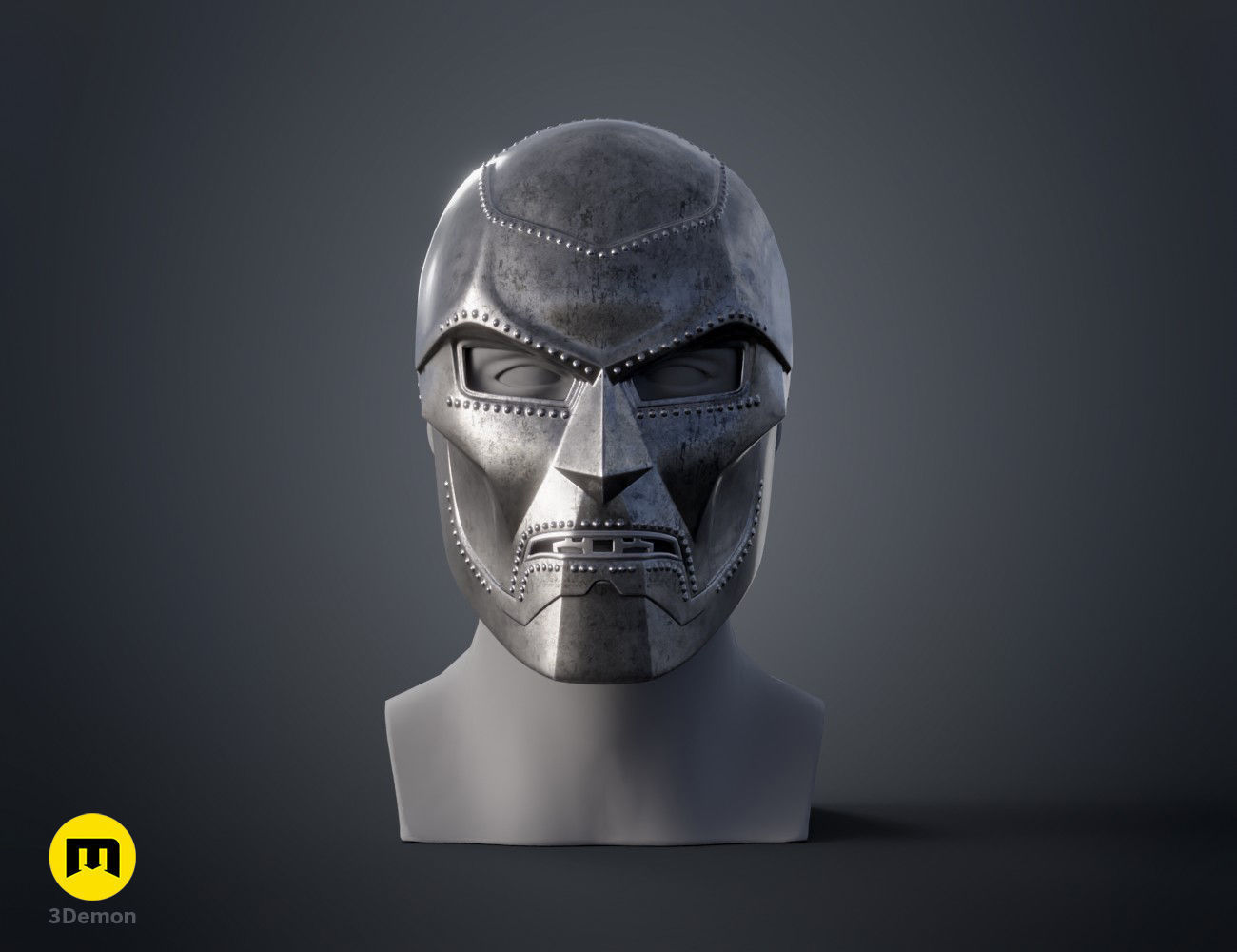 Doctor Doom Mask 3D print model_8