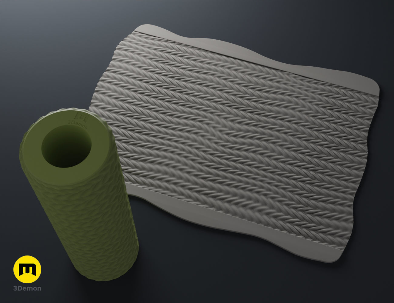 Texture Rollers - Materials 3D print model_14