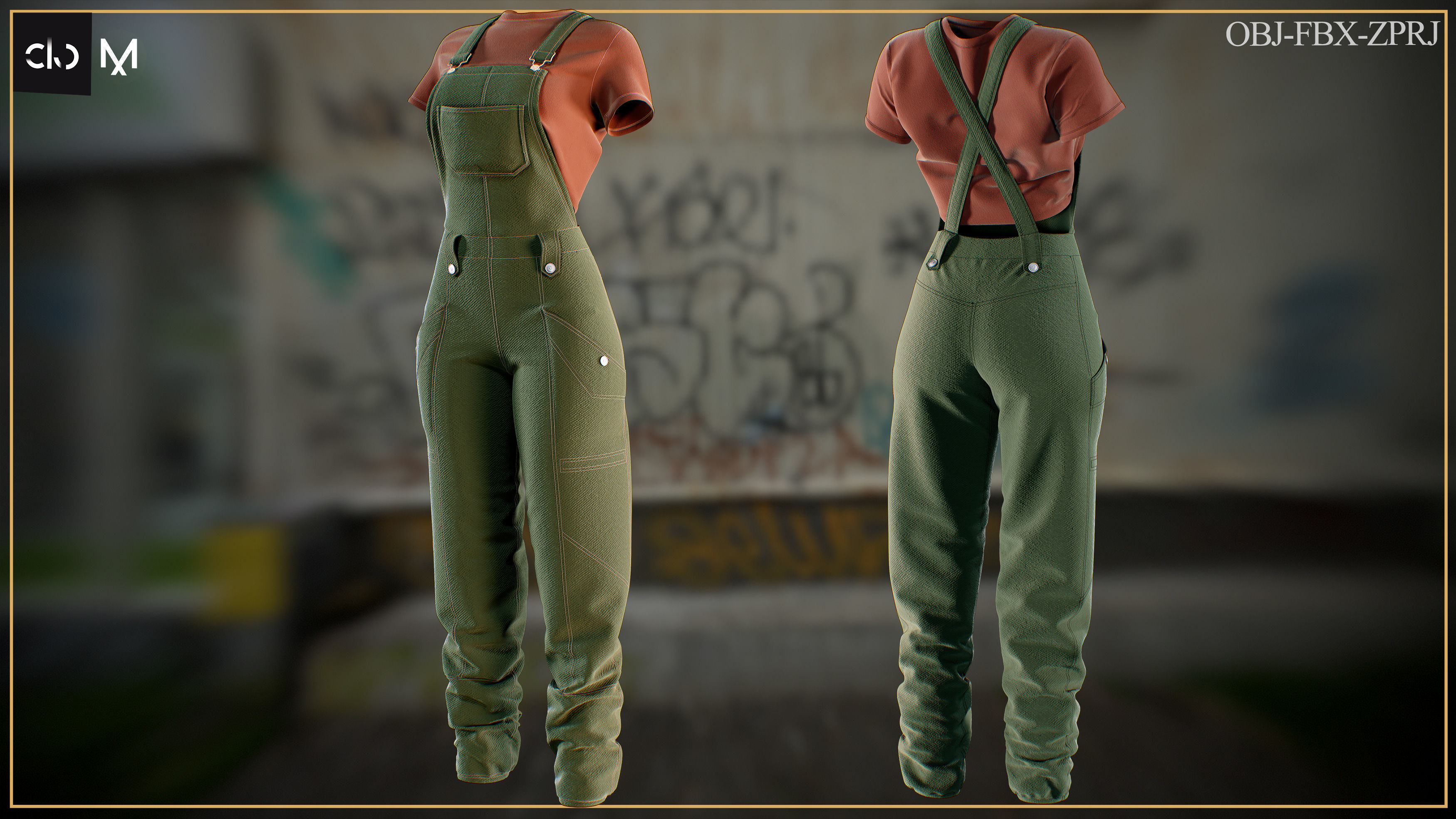 5 Overall Outfit 3D print model_3