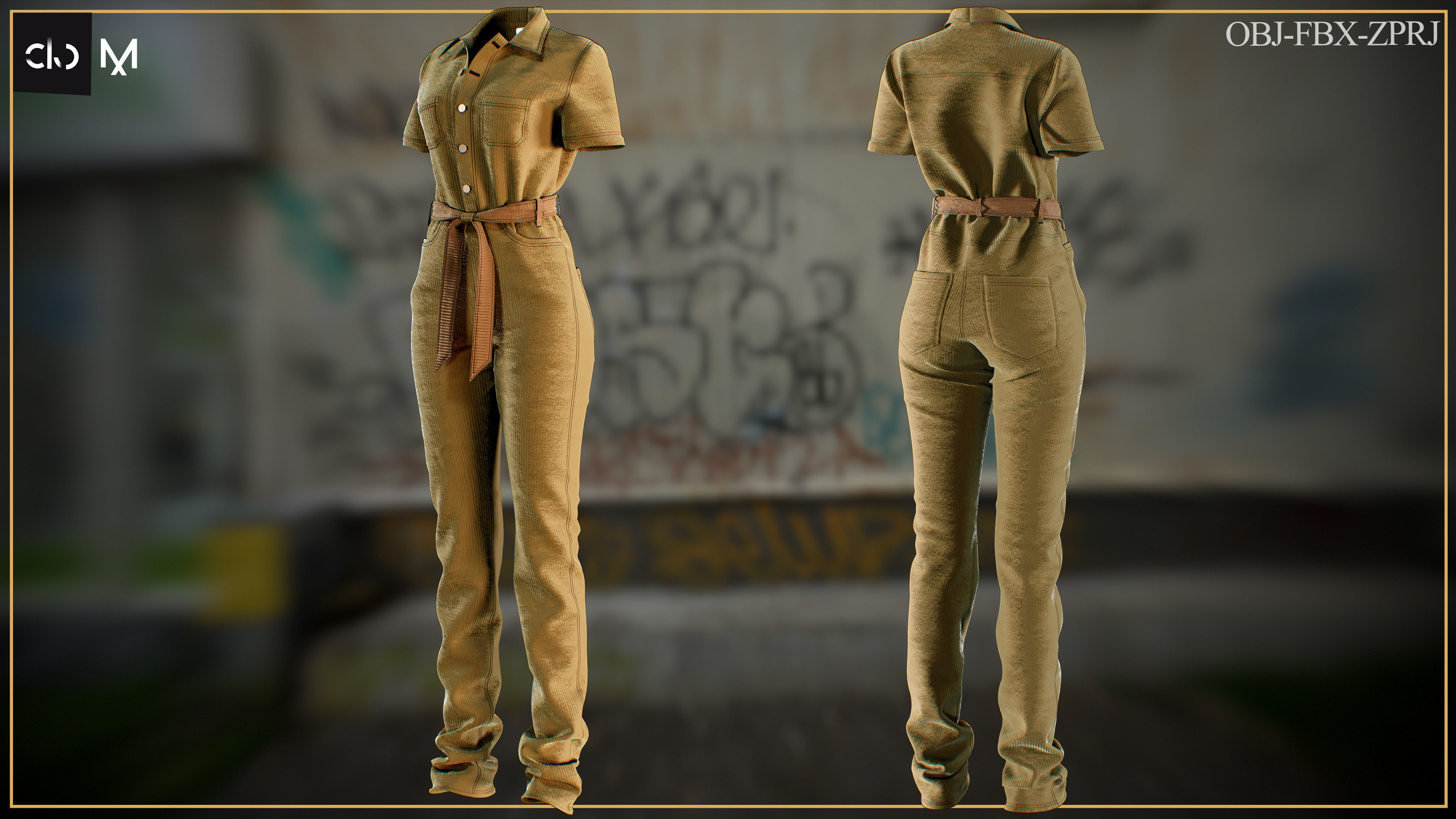 5 Overall Outfit 3D print model_2