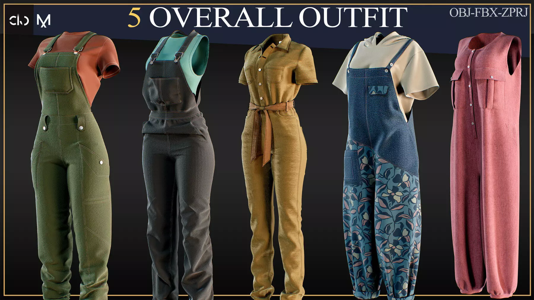 5 Overall Outfit 3D print model_0