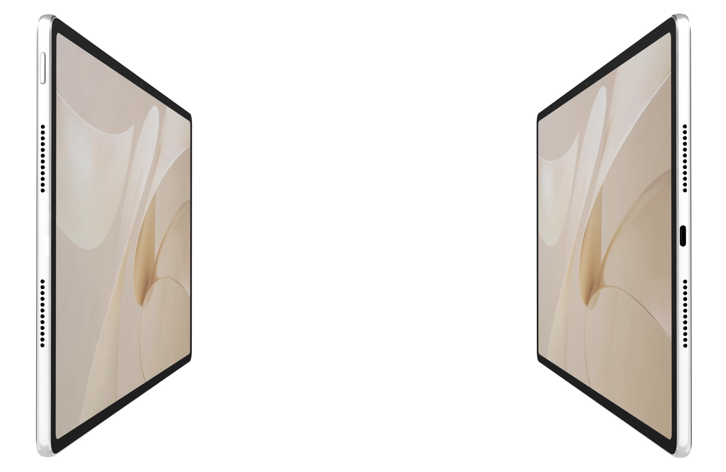 Huawei MatePad Air 12 2024 Feather Sand White 3D model_8