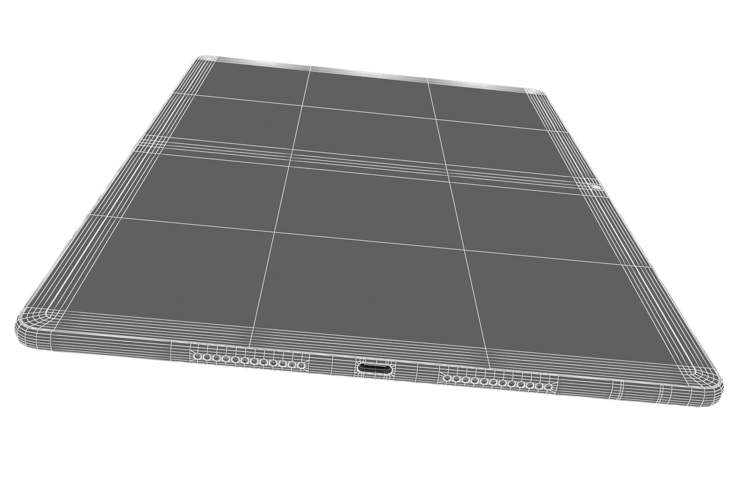 Huawei MatePad Air 12 2024 Feather Sand White 3D model_19