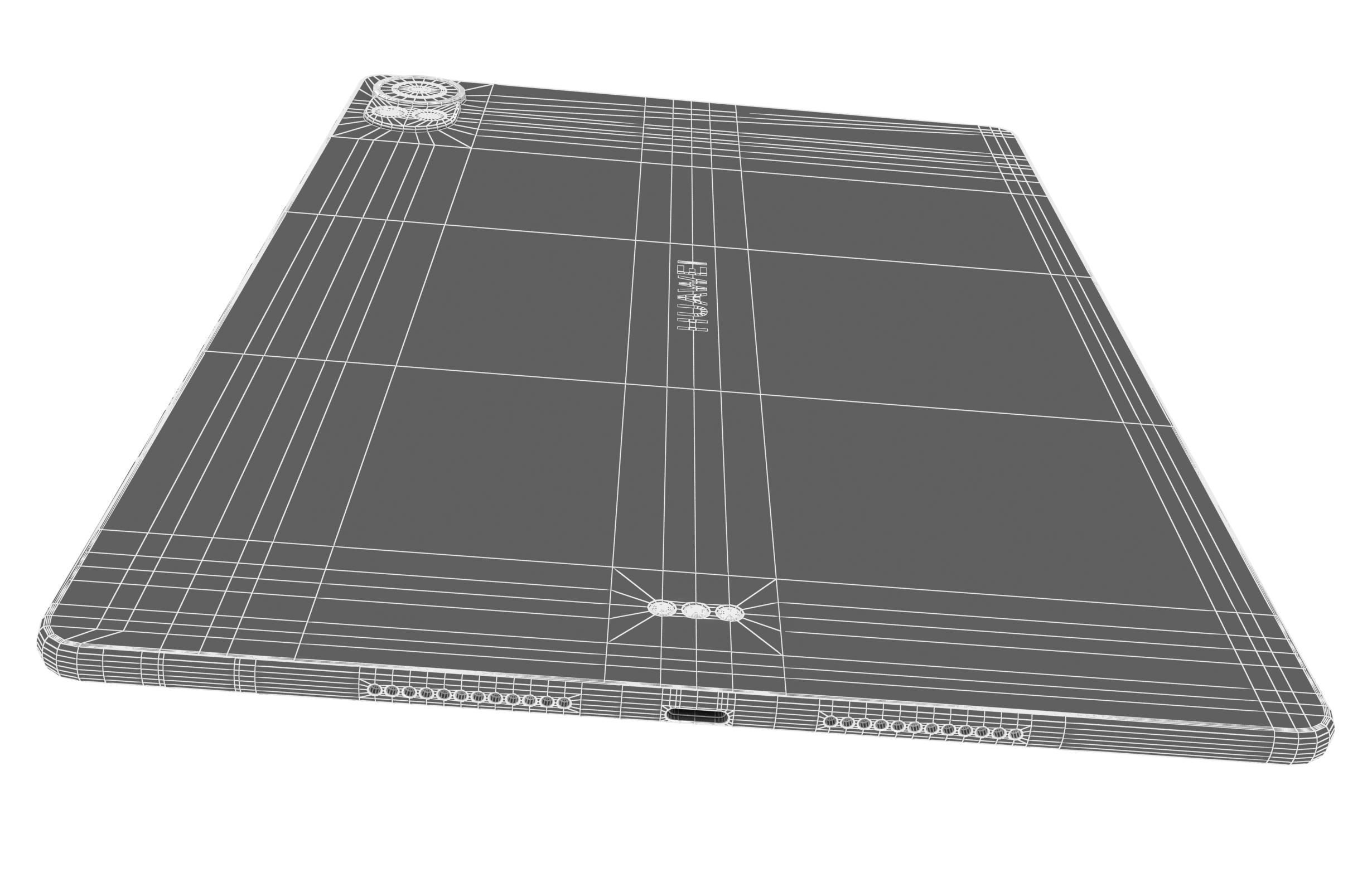 Huawei MatePad Air 12 2024 Feather Sand White 3D model_21