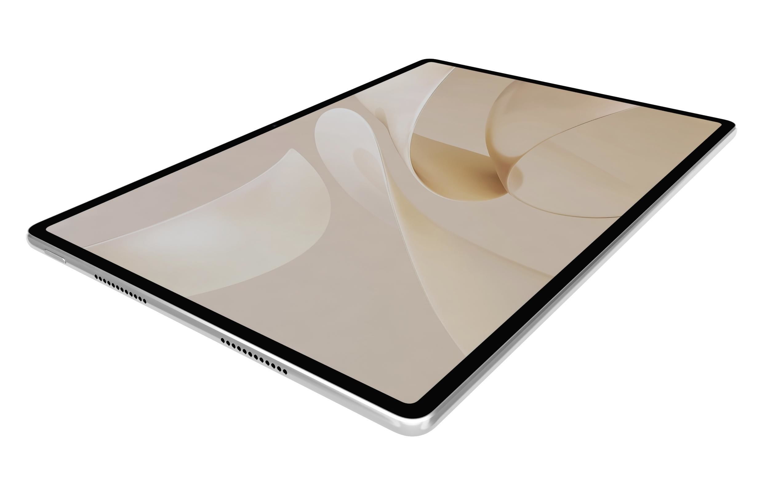 Huawei MatePad Air 12 2024 Feather Sand White 3D model_12