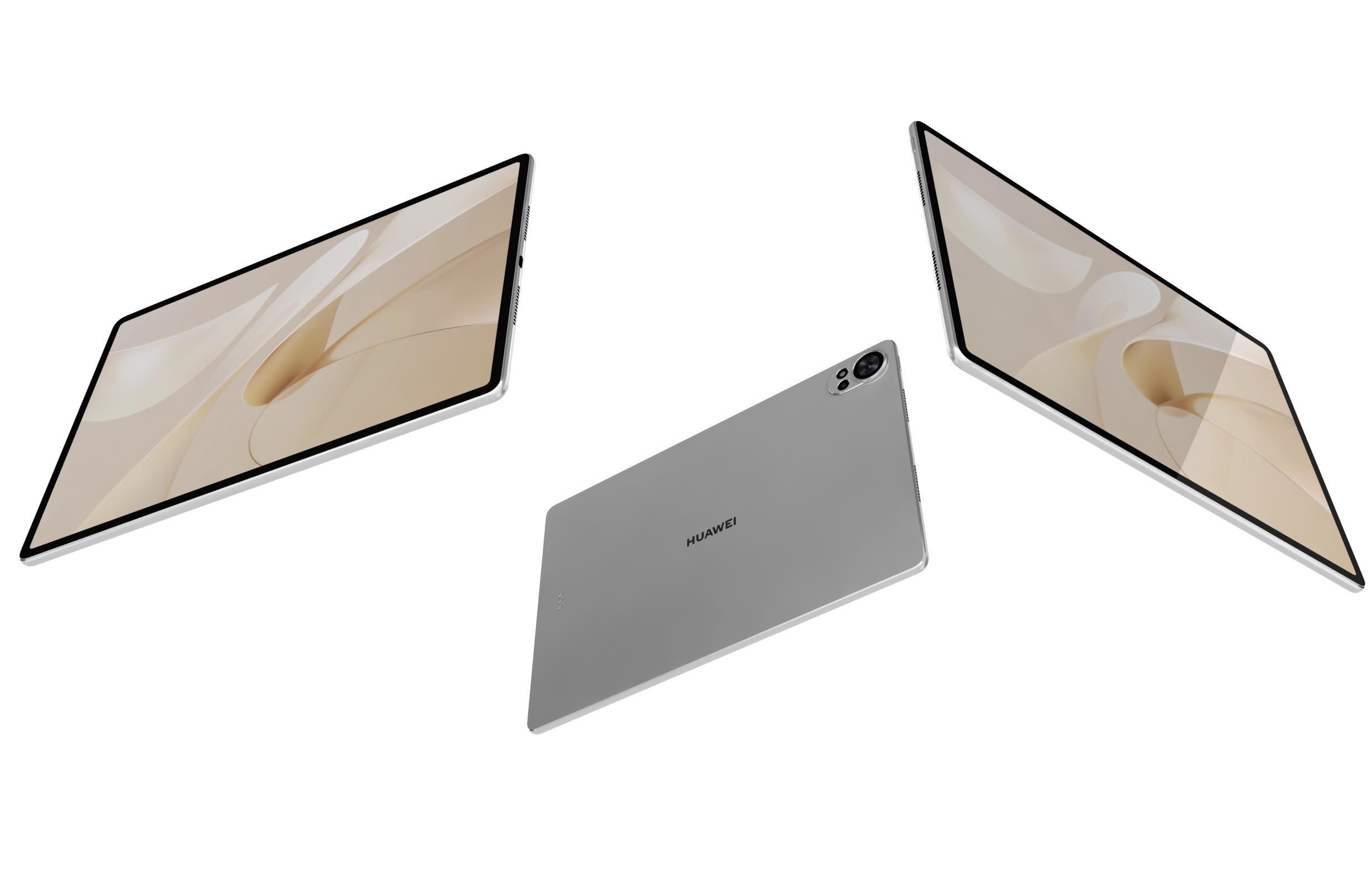 Huawei MatePad Air 12 2024 Feather Sand White 3D model_2