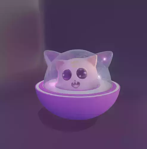 Cat - Blender Free low-poly 3D model