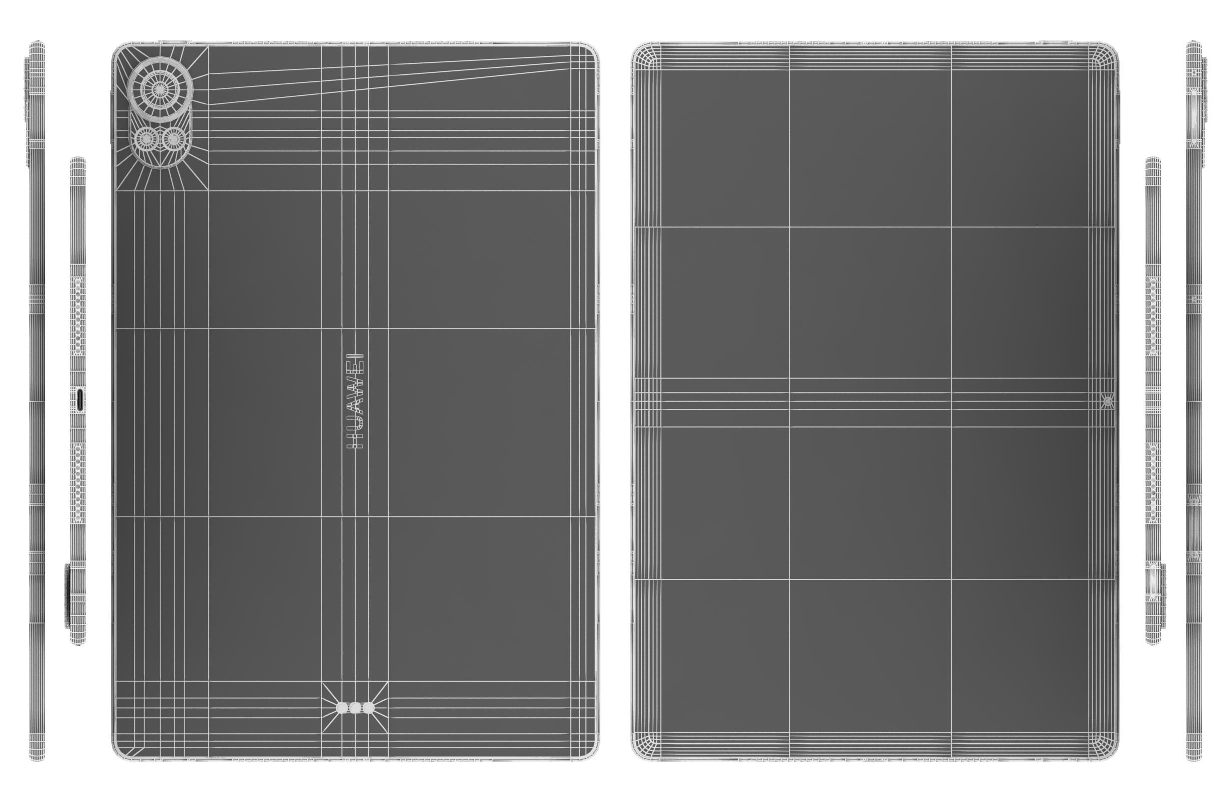 Huawei MatePad Air 12 2024 Smoky Gray 3D model_16