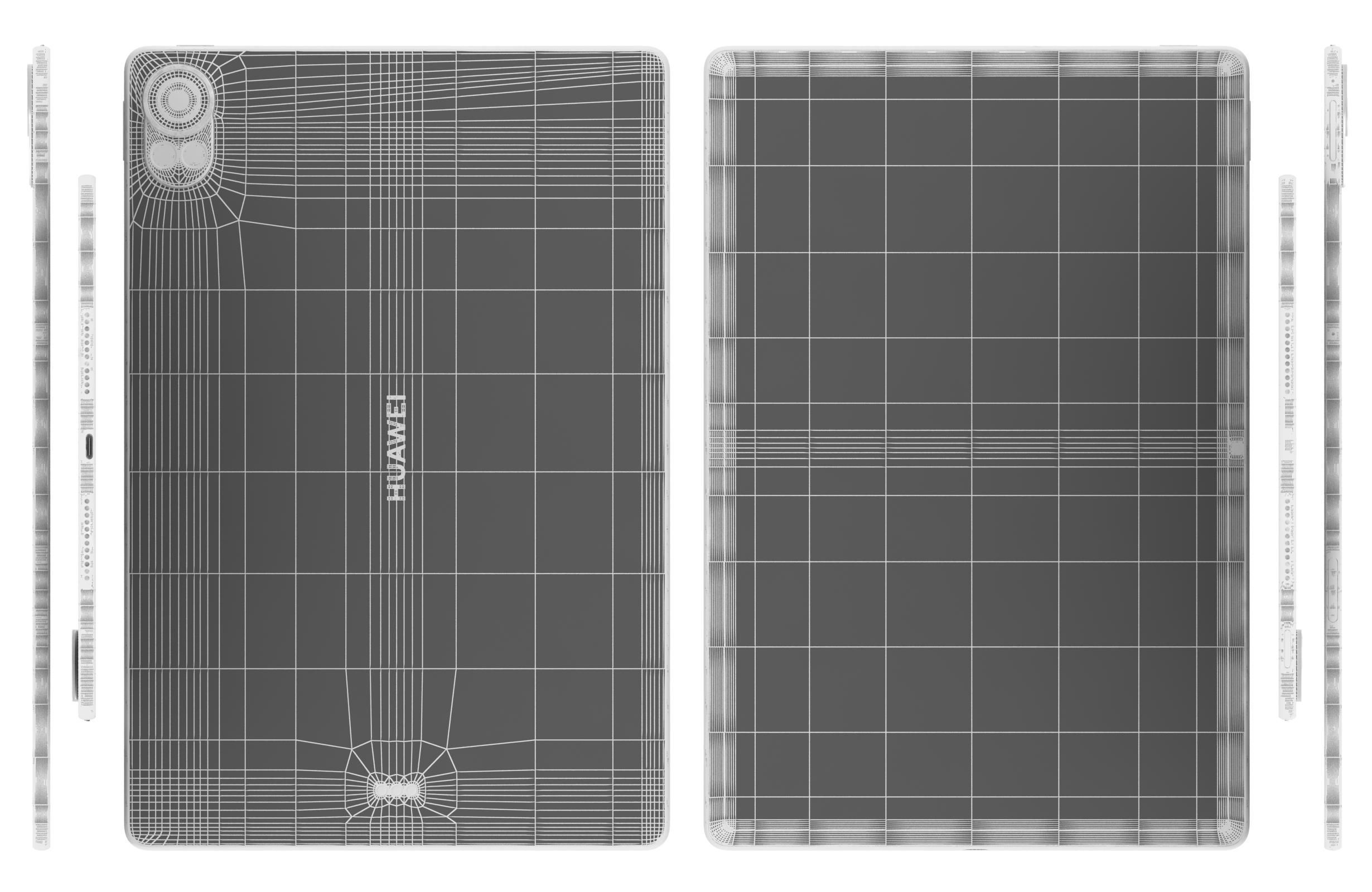 Huawei MatePad Air 12 2024 Smoky Gray 3D model_17